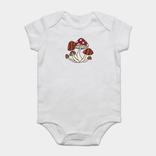 Mushroom Master Toadstools Baby Bodysuit